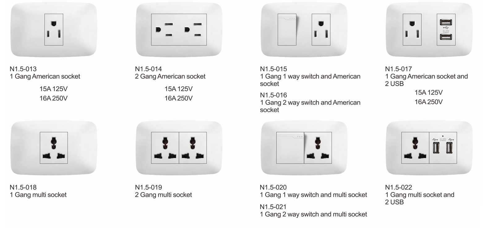 N1.5_02 U1.5 Series, White,PC,118 Type, American Standard