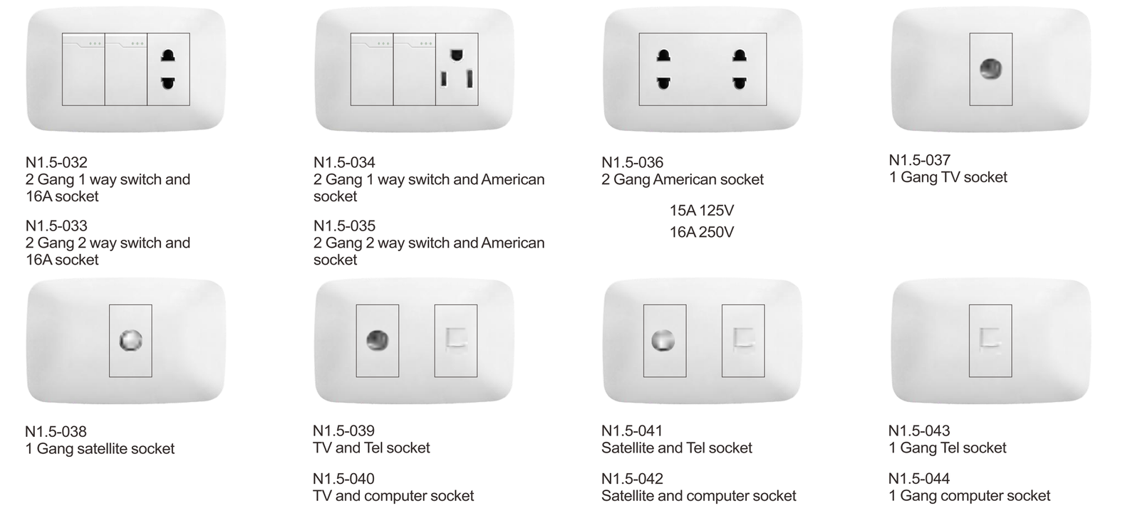N1.5_04 U1.5 Series, White,PC,118 Type, American Standard