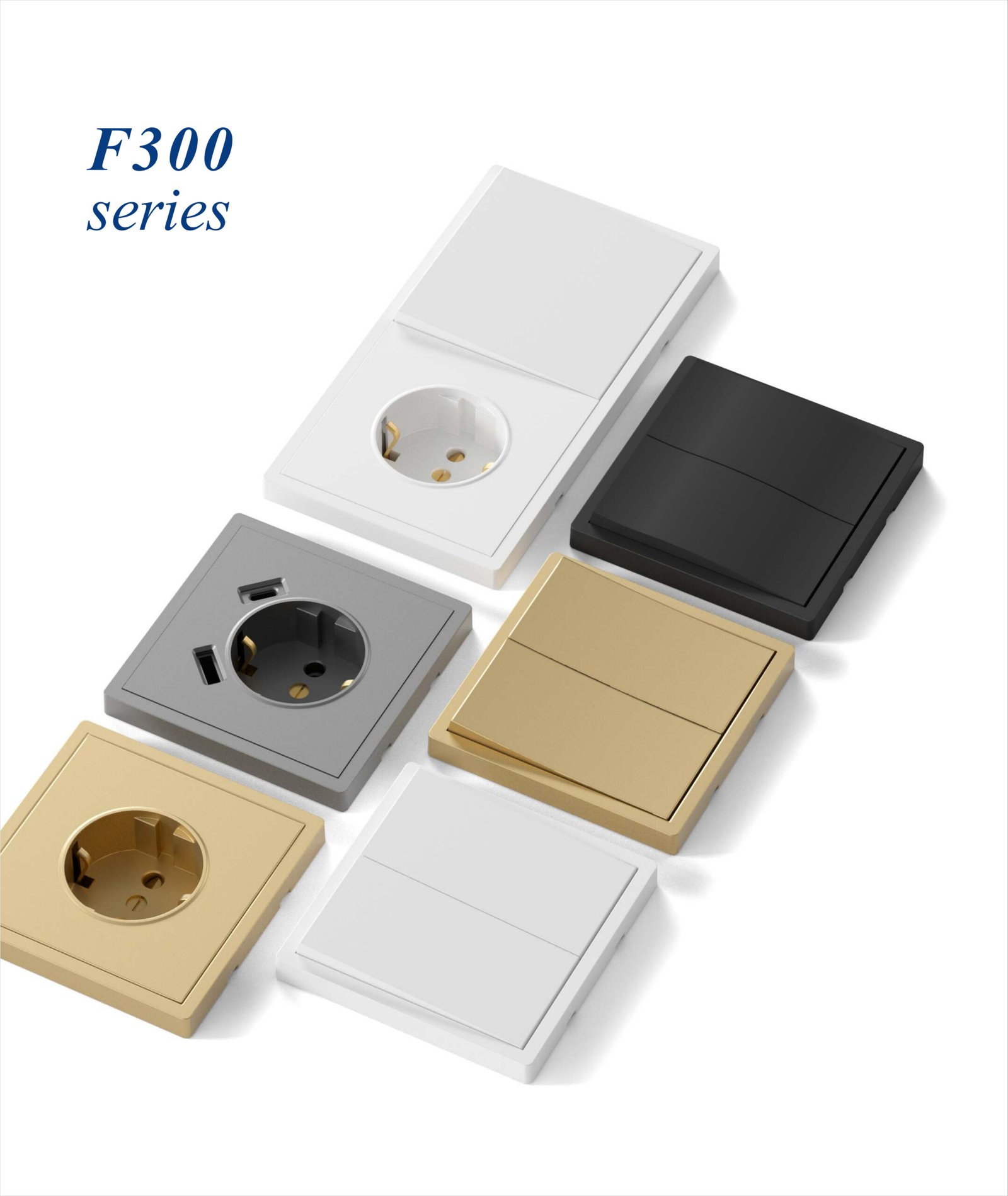 NEW-22-scaled F300 Series, Black, Modular Design for European Standard