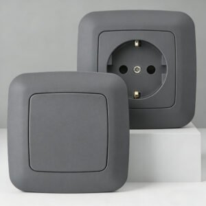 Grey F100 Series EU Standard Socket