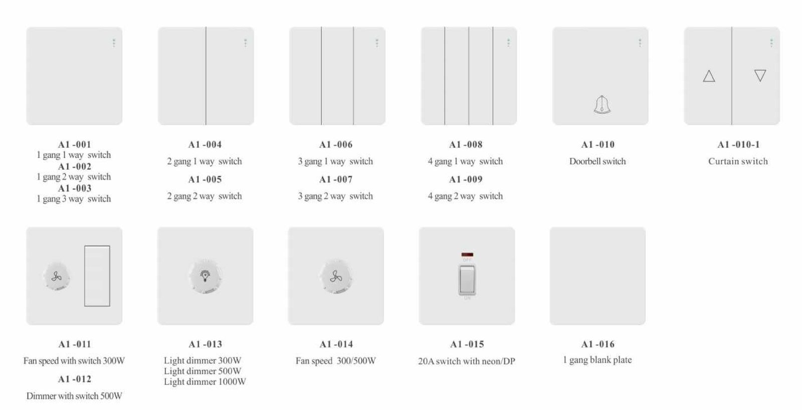ima_01 A1 Series, White/Gold/Grey/Black, 86/146 Type,British Standard