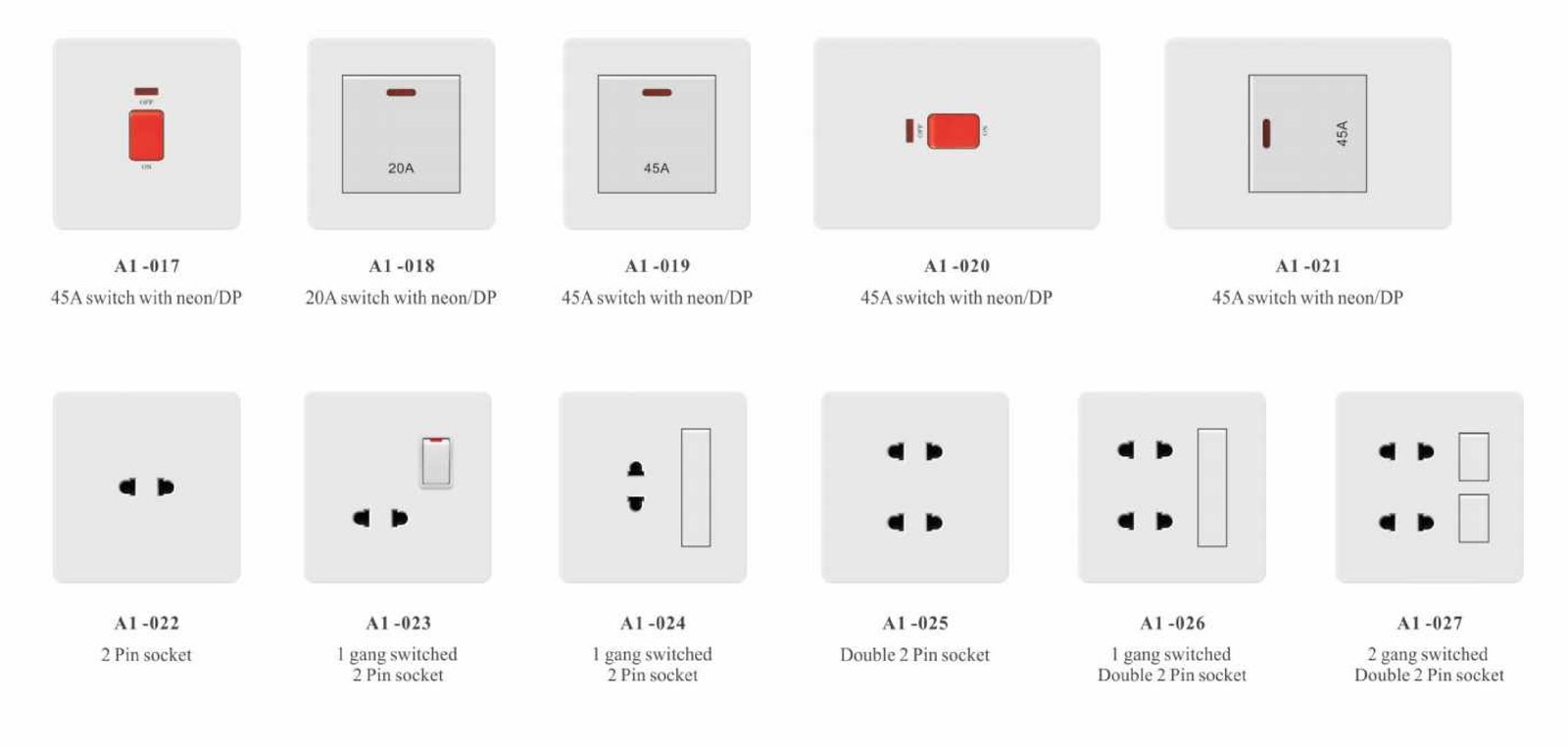 ima_02 A1 Series, White/Gold/Grey/Black, 86/146 Type,British Standard