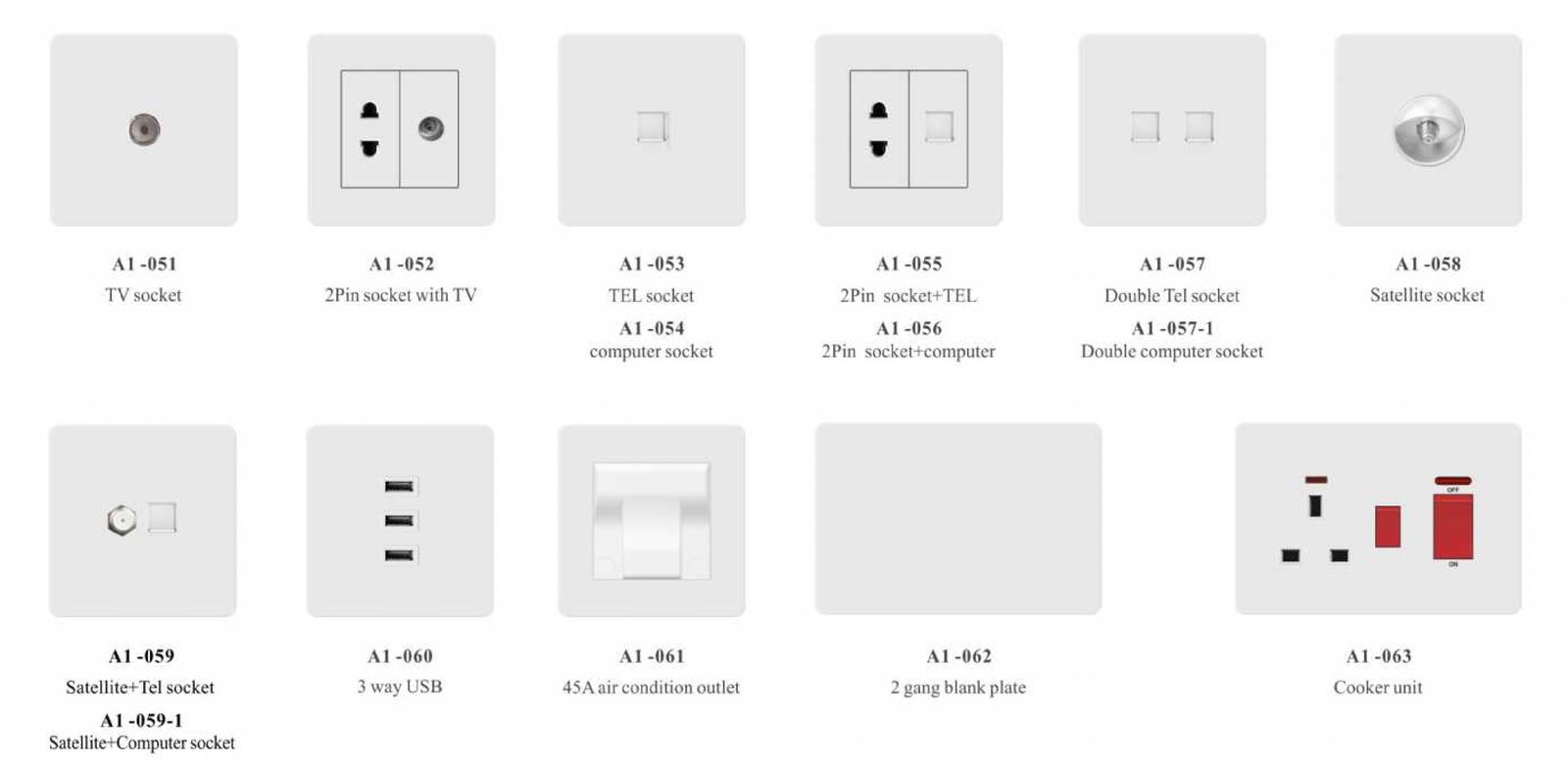 ima_05-1 A1 Series, White/Gold/Grey/Black, 86/146 Type,British Standard