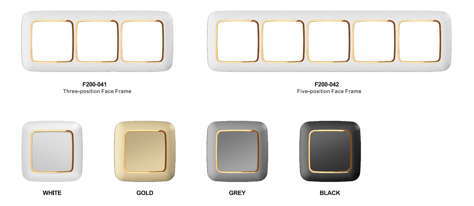 ima_05 F200 Series, Gold, Modular Design for European Standard