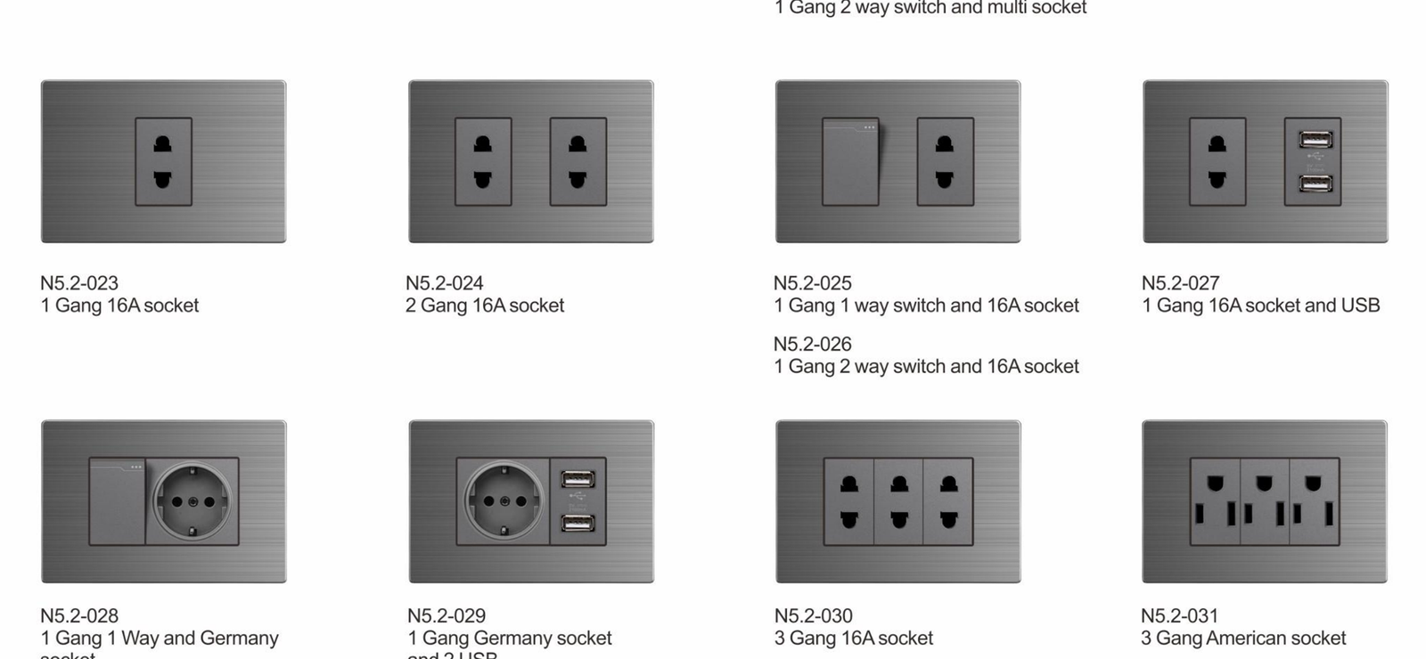 未标题-1_03 U5.2 Series, Grey,Stainless Steel,118 Type, American Standard
