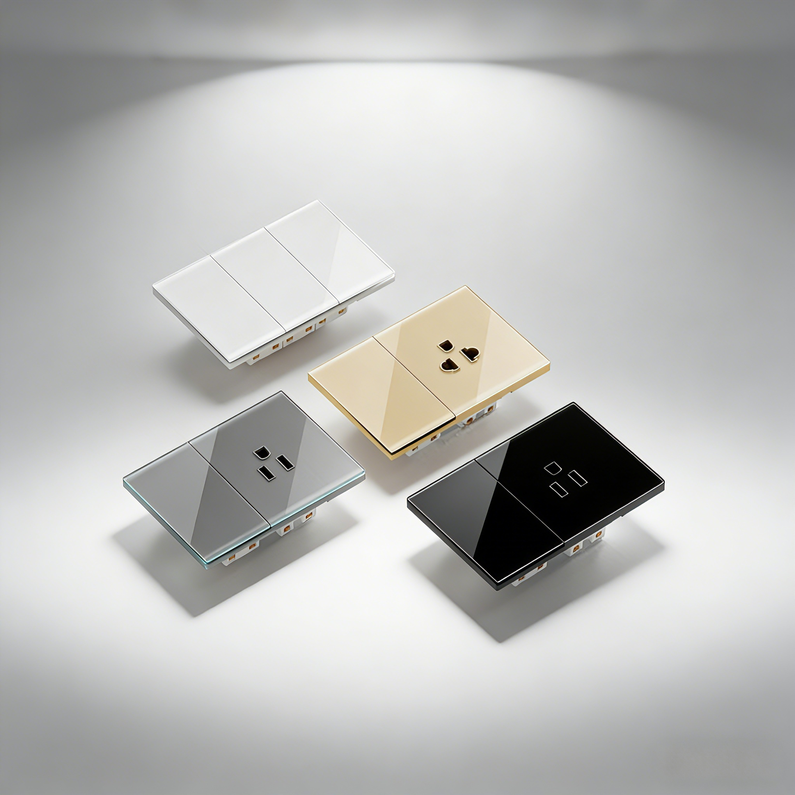 生成产品展示图-7 U2 Series, Grey,Gold,White,Black,Tempered Glass,118 Type, American Standard