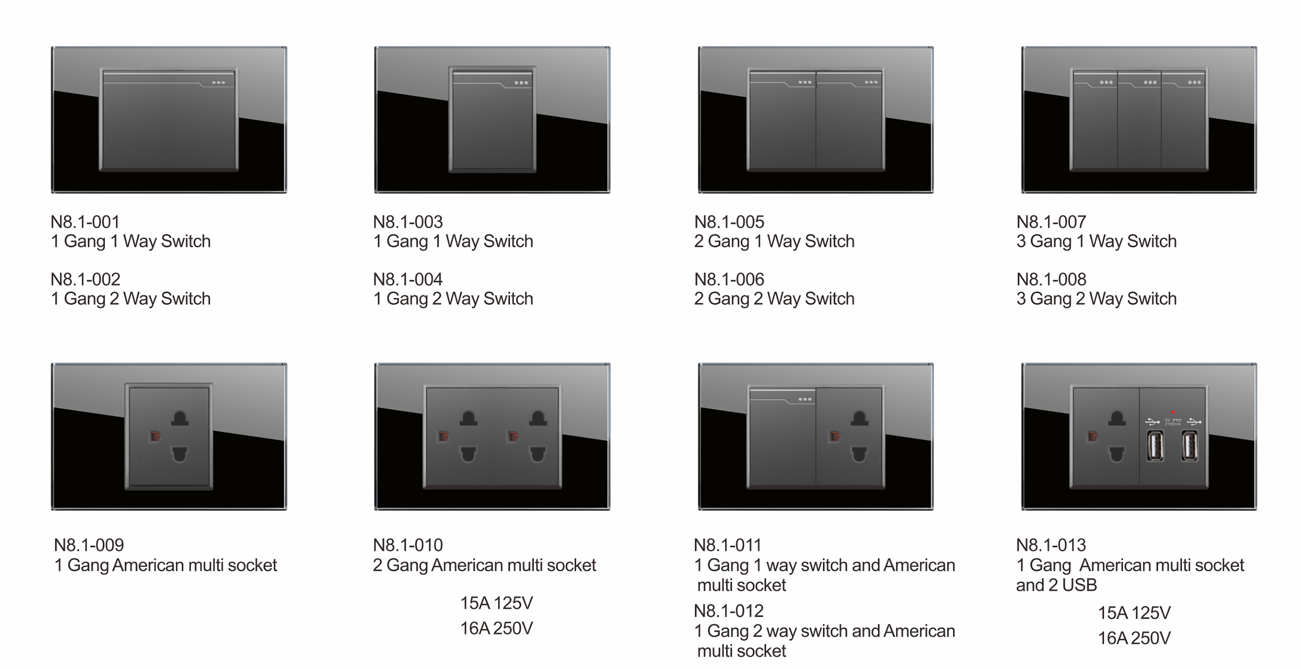 N8.1-_01 U8.1 Series, Acrylic,118 Type, American Standard