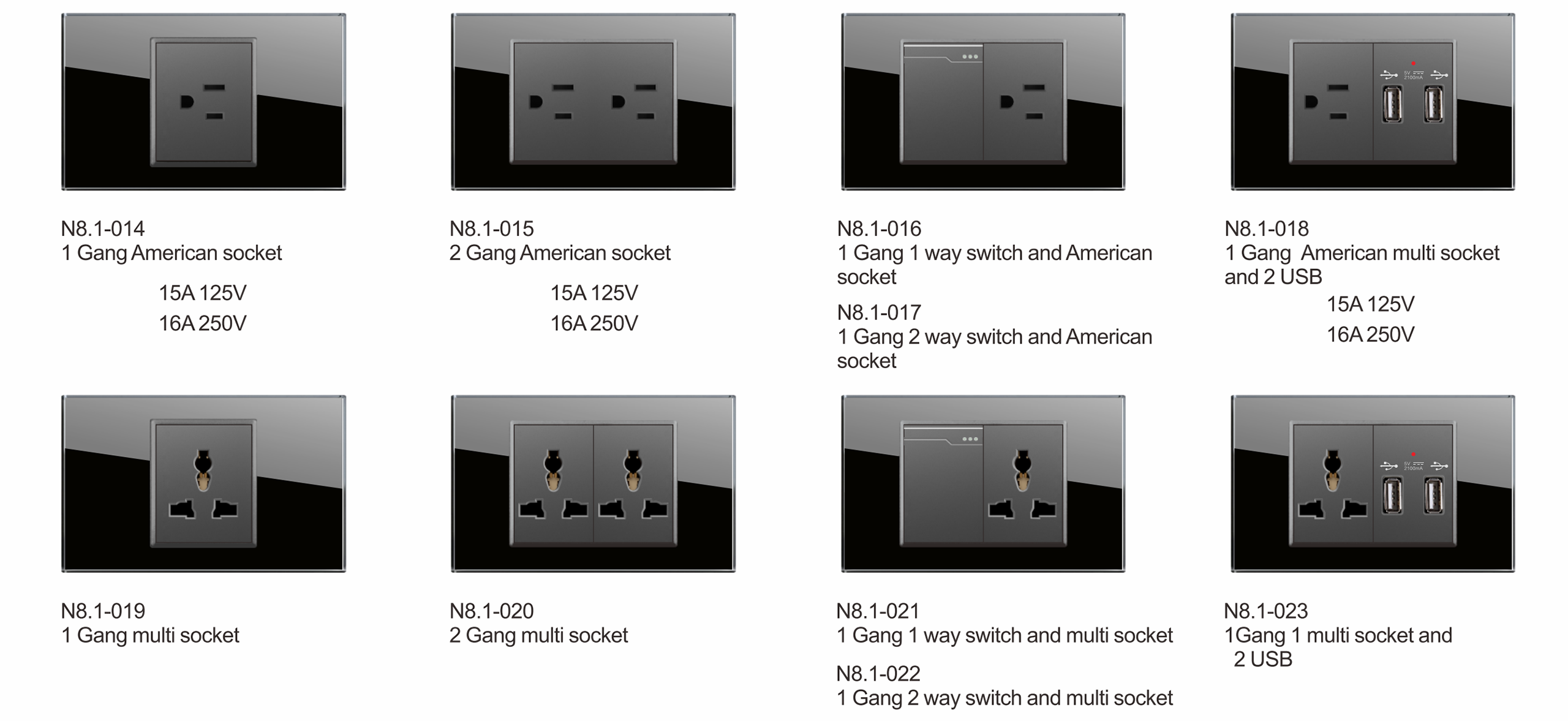 N8.1-_02 U8.1 Series, Acrylic,118 Type, American Standard