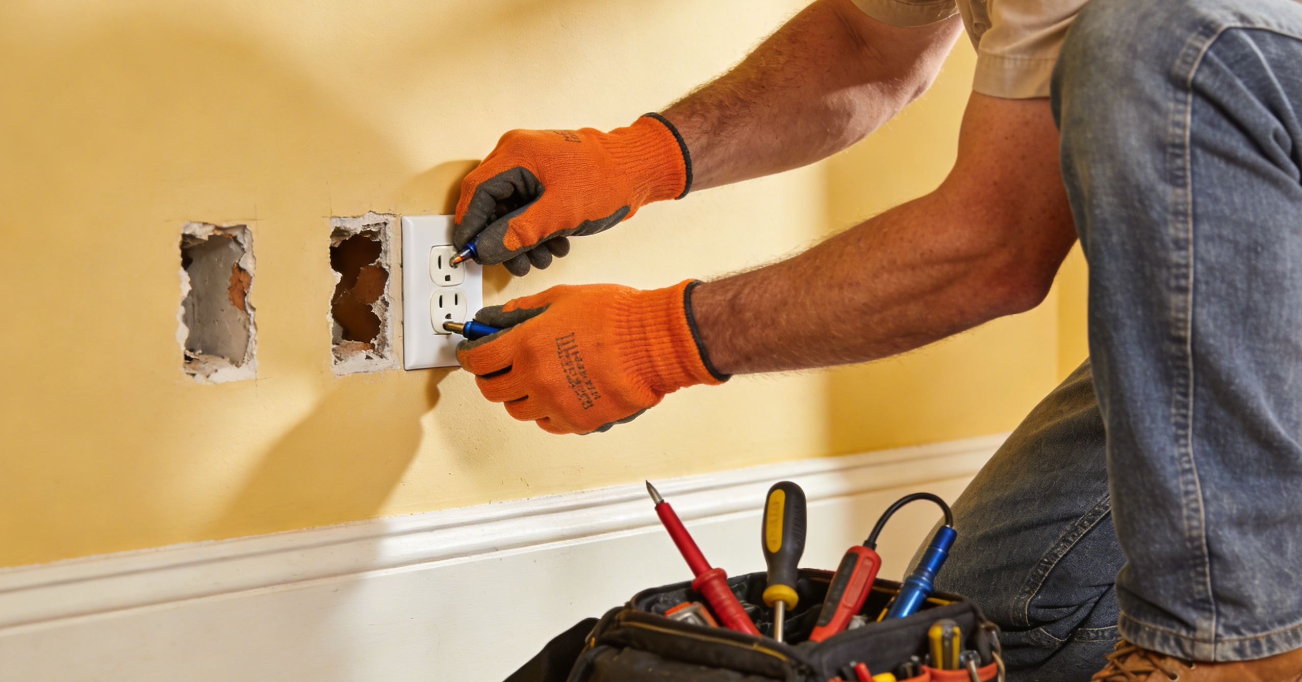 Different types of electrical wall switches: toggle switch, dimmer switch, timer switch, smart switch for home and commercial use