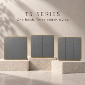T5 grey and gold switch options